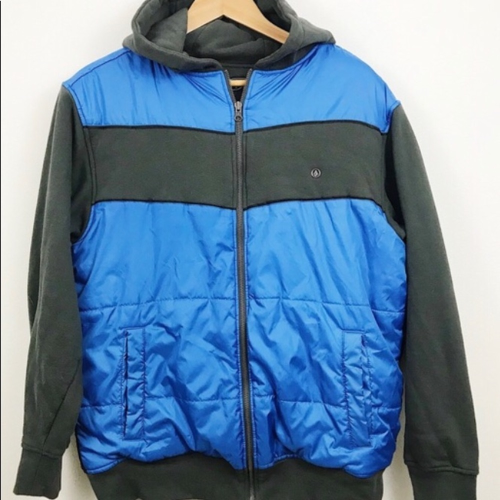 Volcom Men’s Puffer zip-up hoodie